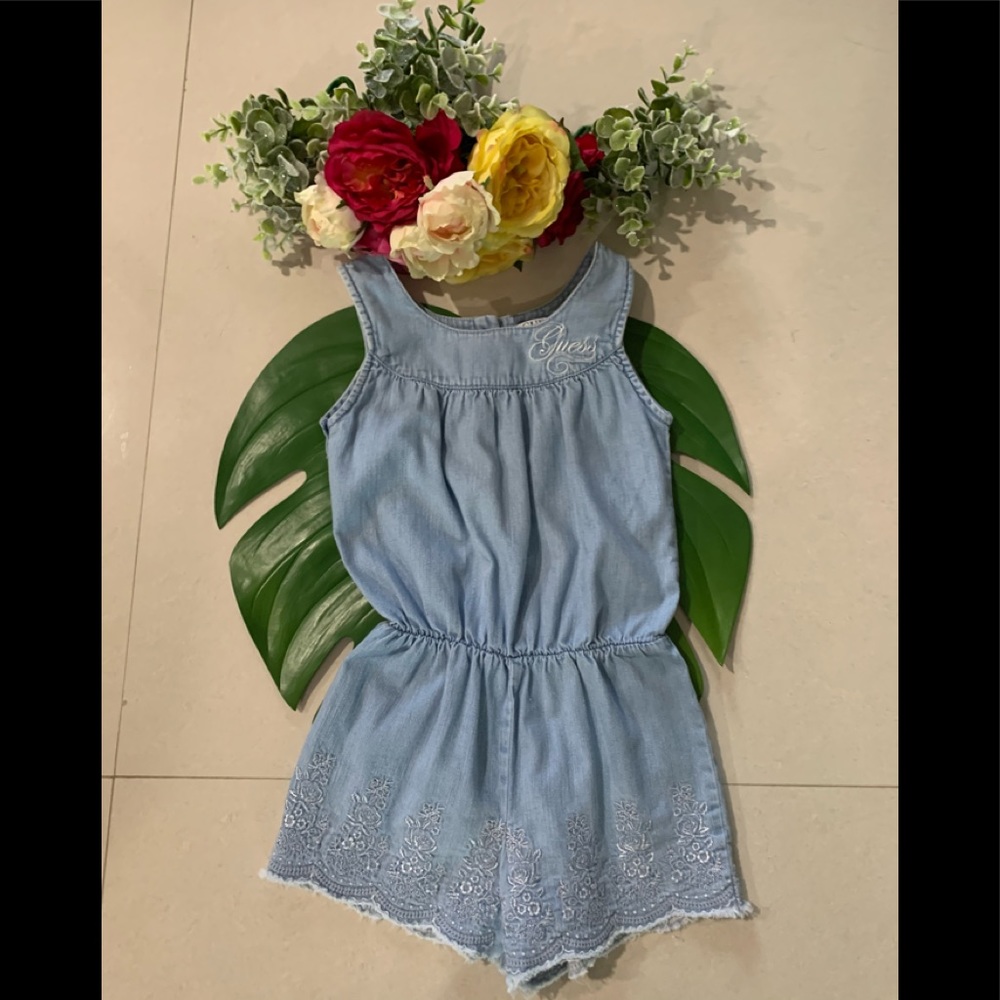 Guess girl jean romper!